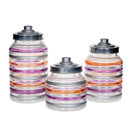 high quality glass storage jar for cookie