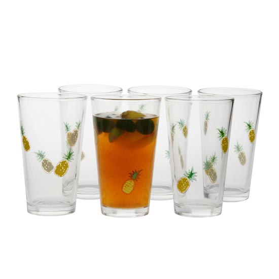 6pc Classic Break-resistant Restaurant-quality tumbler glass