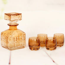 mini square glass whiskey bottle with gift box making machin