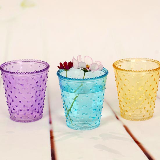 decorative glass flower pot for sale made in china