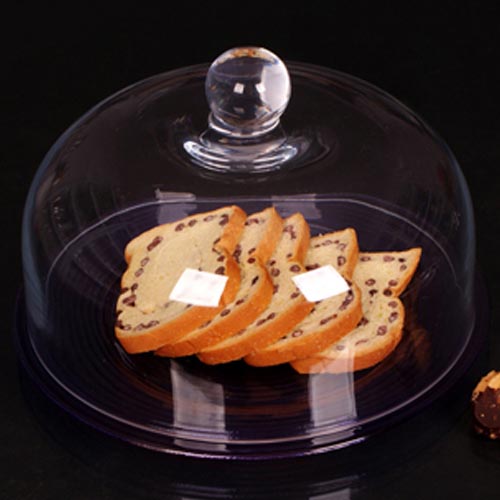 sale glass cake dome with stand set for home decor