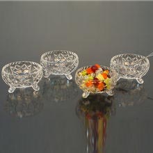 clear Crystal Glass Bowl Set for fruit