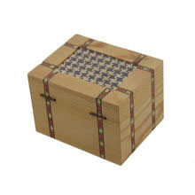 factory price FSC kids mini treasure wooden jewelry chest ba