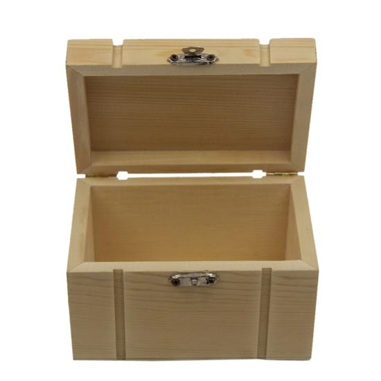 china factory FSC small wooden Treasure chest jewelry gift s