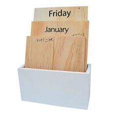china factory FSC fancy wooden jewelry gift calendar box