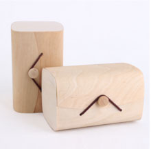 Natural handmade birch wood tea packaging box case wholesale