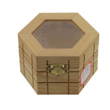 High Quality beautiful Custom hing glass and acrylic lid Pac