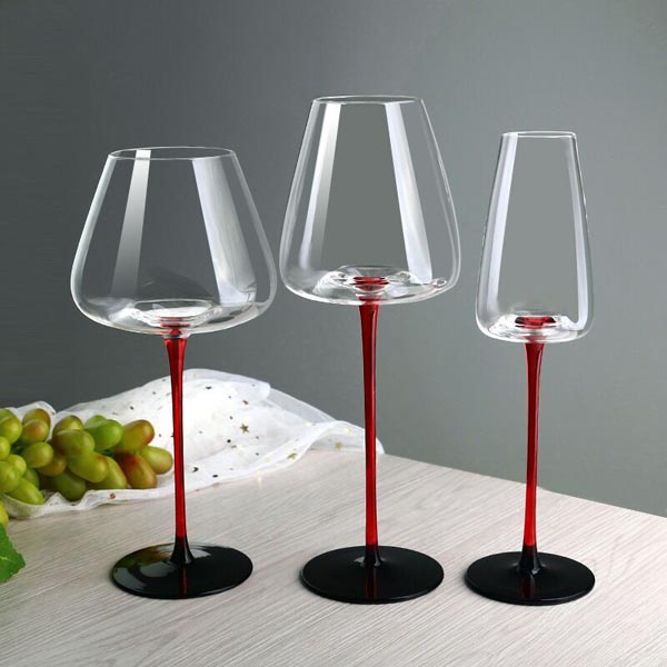 European high-grade glass goblet