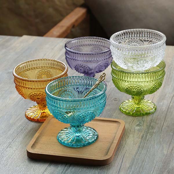 Sunflower ice cream bowl